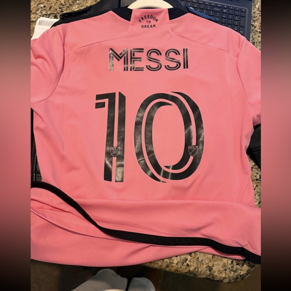 Pink Messi Jersey